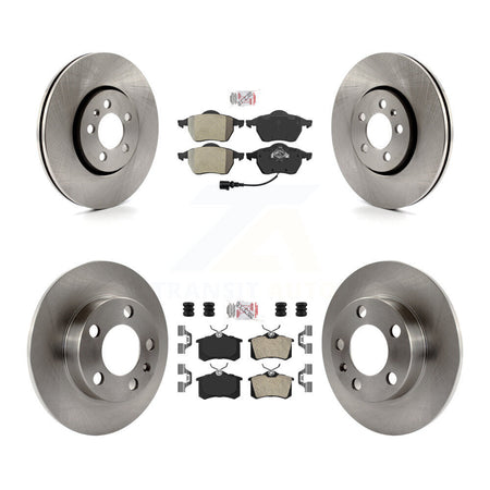 Front Rear Semi-Metallic Pads And Disc Brake Rotors Kit For Volkswagen Beetle K8A-101712