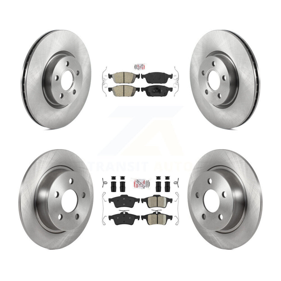 Front Rear Ceramic Pads And Disc Brake Rotors Kit For Ford Transit Connect K8A-101730