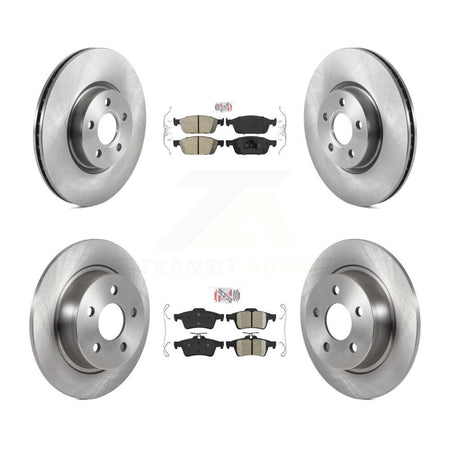 Front Rear Ceramic Pads And Disc Brake Rotors Kit For Ford Transit Connect K8A-101731