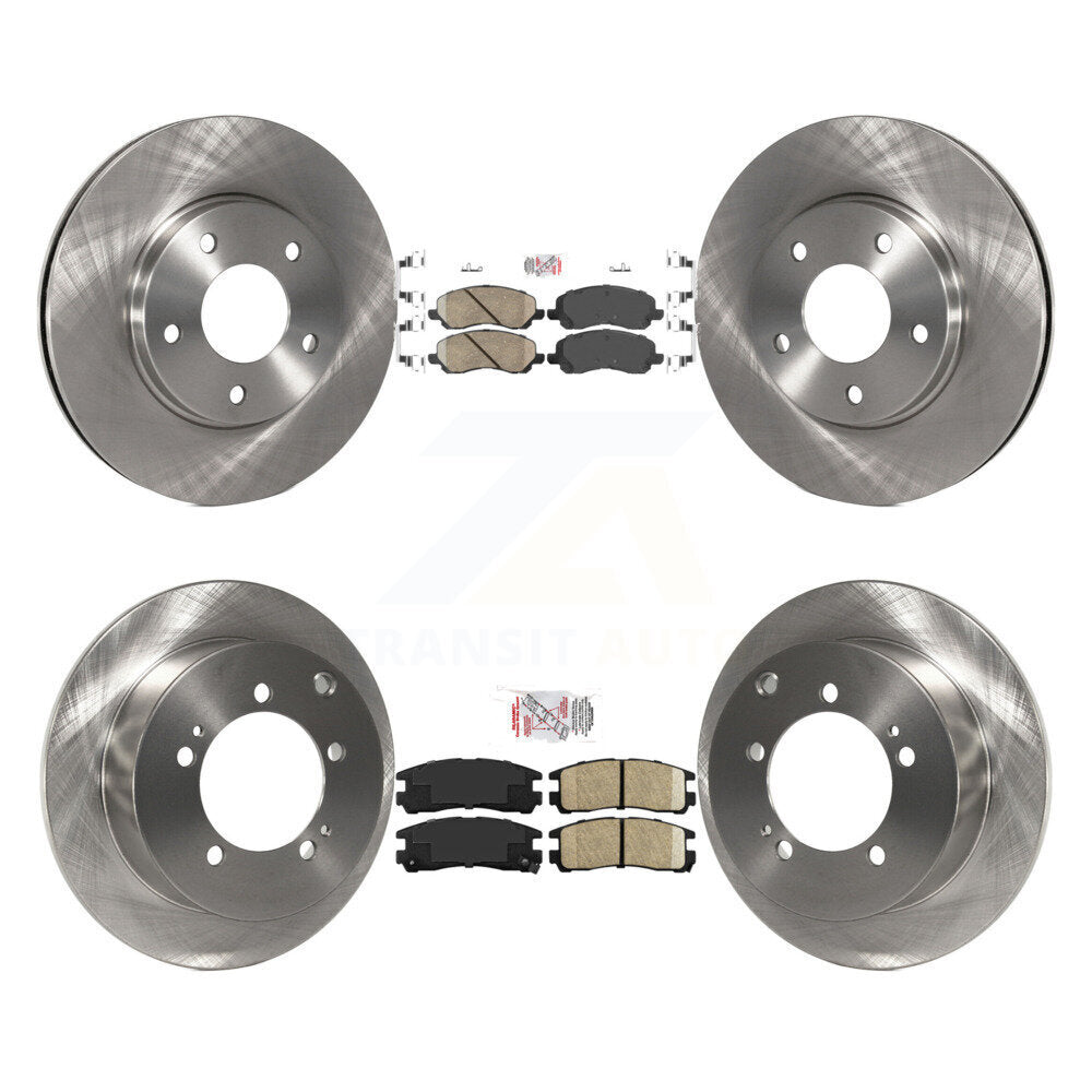 Front Rear Ceramic Pad And Brake Rotor Kit For Chrysler Sebring Mitsubishi Eclipse Galant K8A-101735