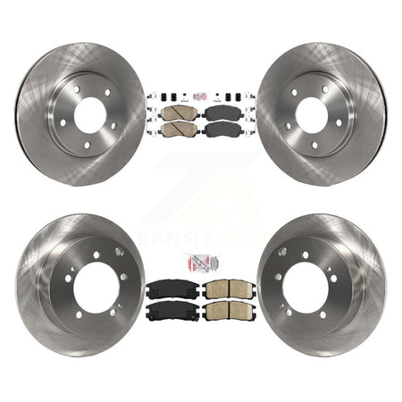 Front Rear Ceramic Pad And Brake Rotor Kit For Chrysler Sebring Mitsubishi Eclipse Galant K8A-101736
