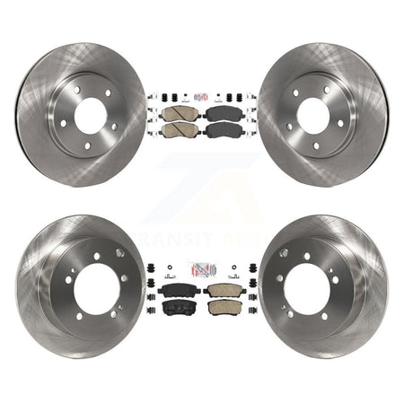 Front Rear Ceramic Pads And Disc Brake Rotors Kit For Mitsubishi Lancer K8A-101746