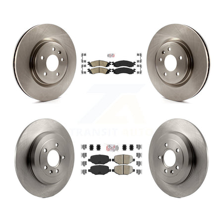Front Rear Ceramic Pads And Disc Brake Rotors Kit For 2010-2012 Ford Taurus SHO K8A-101755