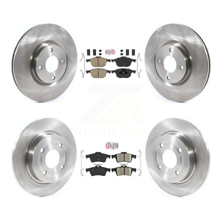 Front Rear Ceramic Pads And Disc Brake Rotors Kit For 2018-2022 Ford EcoSport AWD K8A-101767