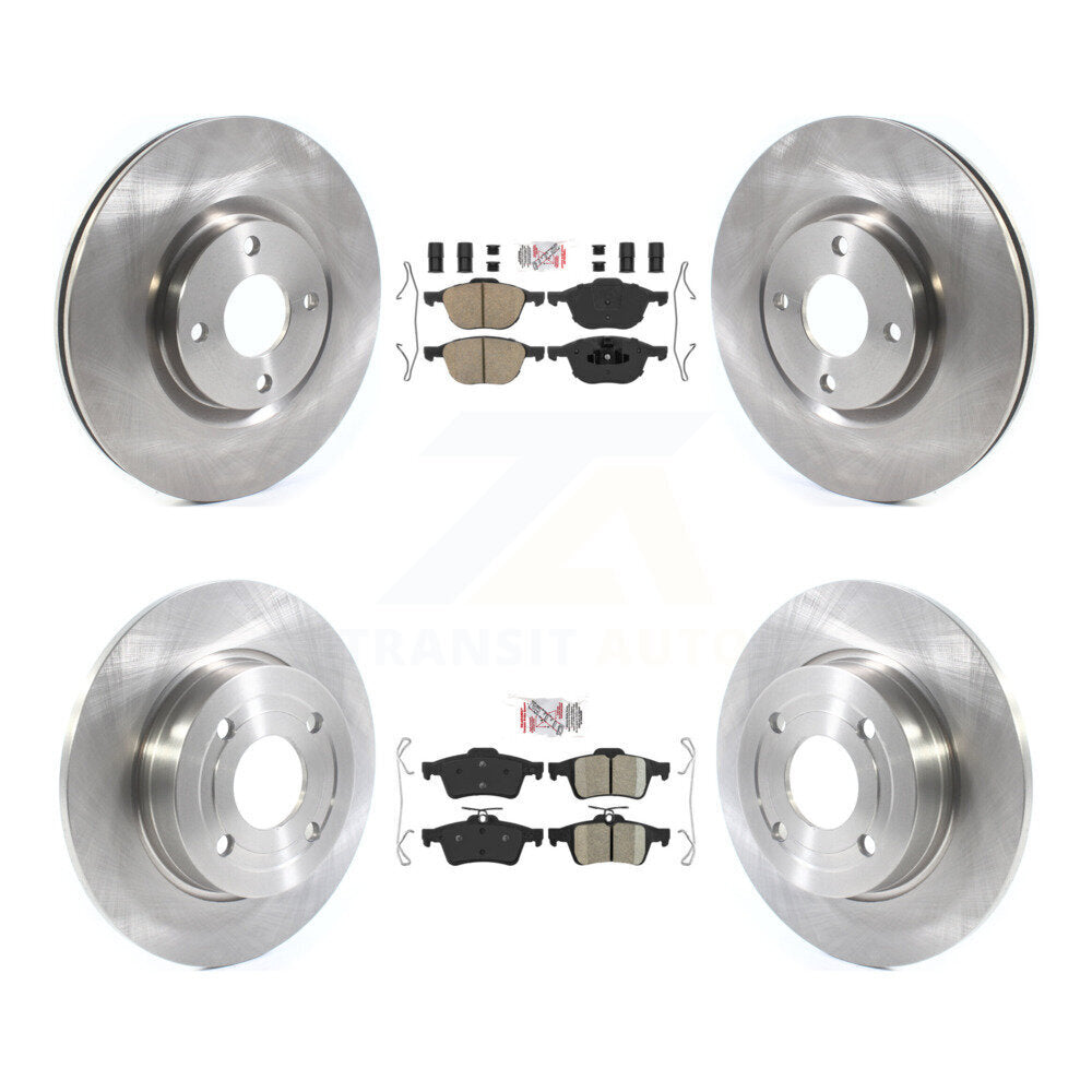 Front Rear Ceramic Pads And Disc Brake Rotors Kit For 2018-2021 Ford EcoSport FWD K8A-101769