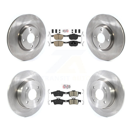Front Rear Ceramic Pads And Disc Brake Rotors Kit For 2018-2021 Ford EcoSport FWD K8A-101769