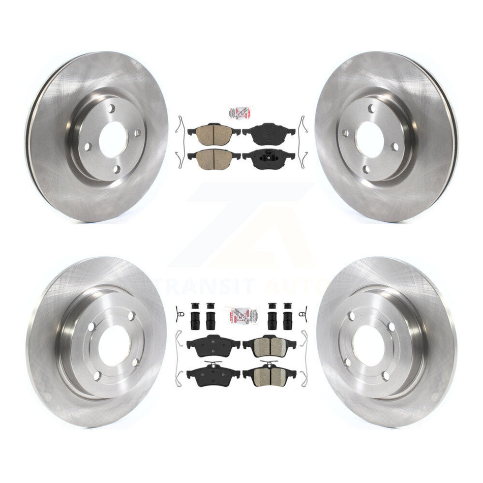 Front Rear Ceramic Pads And Disc Brake Rotors Kit For 2018-2022 Ford EcoSport AWD K8A-101770