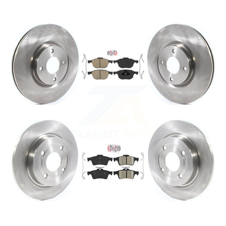 Front Rear Ceramic Pads And Disc Brake Rotors Kit For 2018-2022 Ford EcoSport AWD K8A-101771