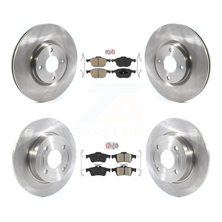 Front Rear Ceramic Pads And Disc Brake Rotors Kit For 2018-2021 Ford EcoSport FWD K8A-101773
