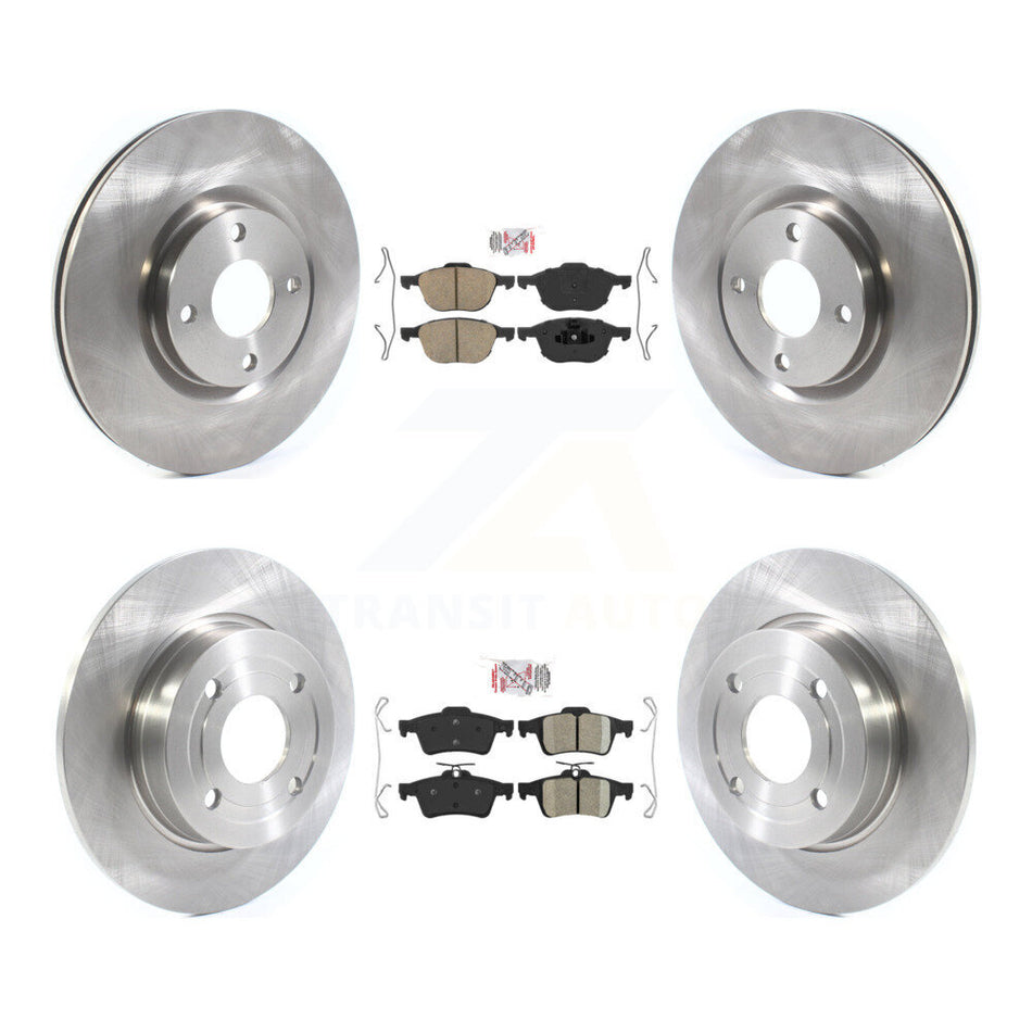 Front Rear Ceramic Pads And Disc Brake Rotors Kit For 2018-2021 Ford EcoSport FWD K8A-101773