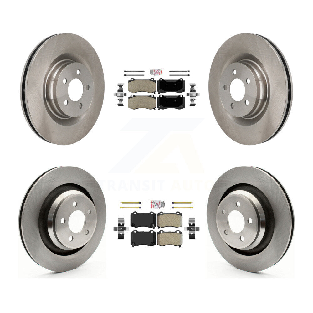 Front Rear Semi-Metallic Pad & Brake Rotors Kit For Dodge Charger Chrysler 300 Challenger K8A-101785