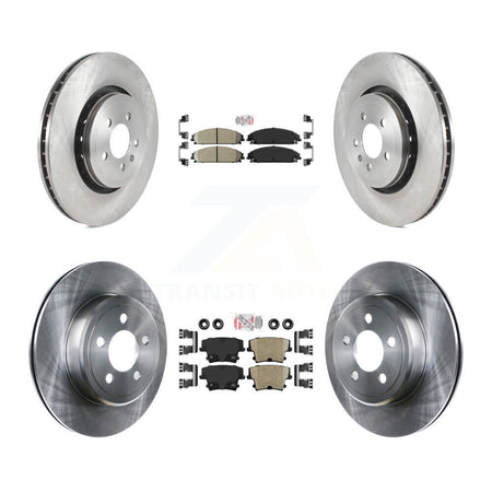 Front Rear Ceramic Pad Brake Rotors Kit For Dodge Charger With 370mm Diameter Rotor K8A-101790
