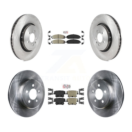 Front Rear Ceramic Pad Brake Rotors Kit For Dodge Charger With 370mm Diameter Rotor K8A-101791