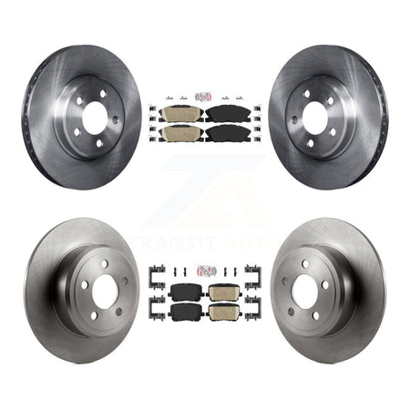 Front Rear Ceramic Pads And Disc Brake Rotors Kit For Dodge Charger Pursuit with RWD 3.6L K8A-101792