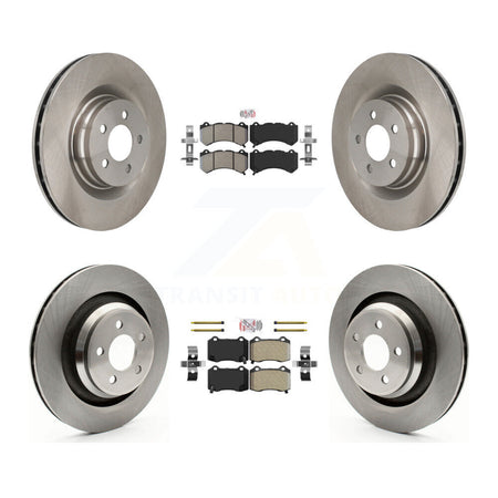 Front Rear Semi-Metallic Pads And Disc Brake Rotors Kit For Dodge Challenger Charger K8A-101793