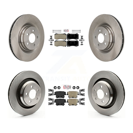 Front Semi-Metallic Rear Ceramic Pads And Disc Brake Rotors Kit For Dodge Charger K8A-101839