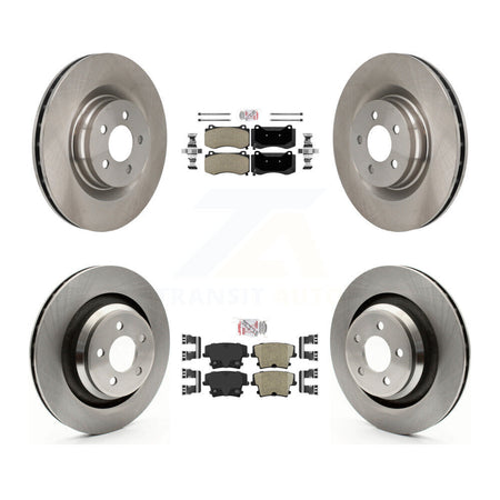 Front Semi-Metallic Rear Ceramic Pads And Disc Brake Rotors Kit For Dodge Charger K8A-101840