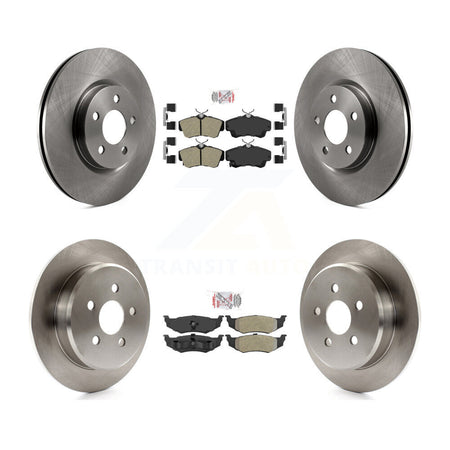 Front Rear Semi-Metallic Pads And Disc Brake Rotors Kit For Chrysler PT Cruiser K8A-101854
