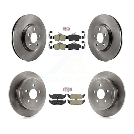 Front Rear Semi-Metallic Pads And Disc Brake Rotors Kit For Chrysler PT Cruiser K8A-101857