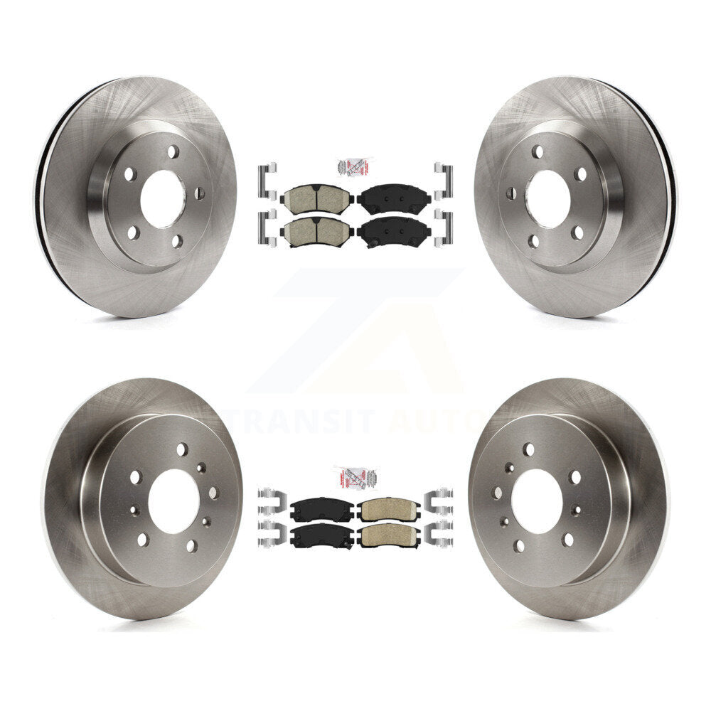 Front Rear Ceramic Pads And Disc Brake Rotors Kit For 2005 Chevrolet Impala Monte Carlo K8A-101884