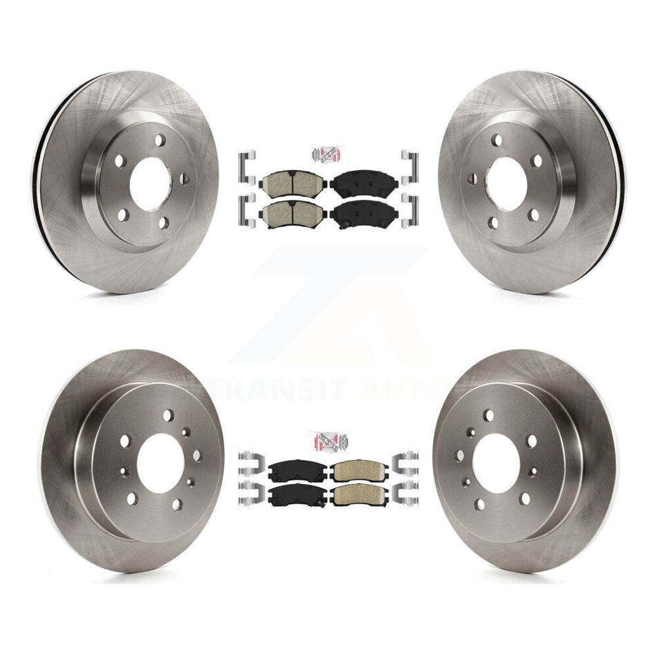 Front Rear Ceramic Pads And Disc Brake Rotors Kit For 2005 Chevrolet Impala Monte Carlo K8A-101884