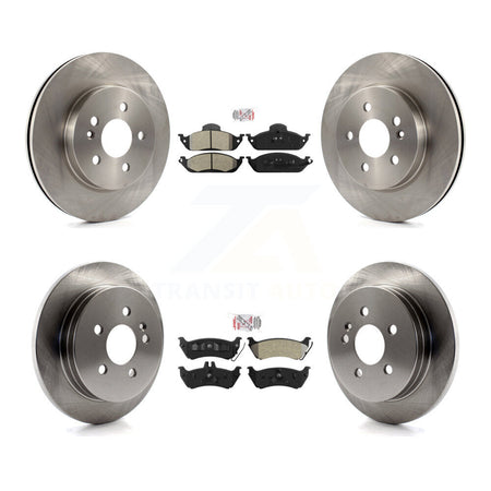 Front Rear Semi-Metallic Pad And Disc Brake Rotor Kit For Mercedes-Benz ML320 ML350 ML430 K8A-101891
