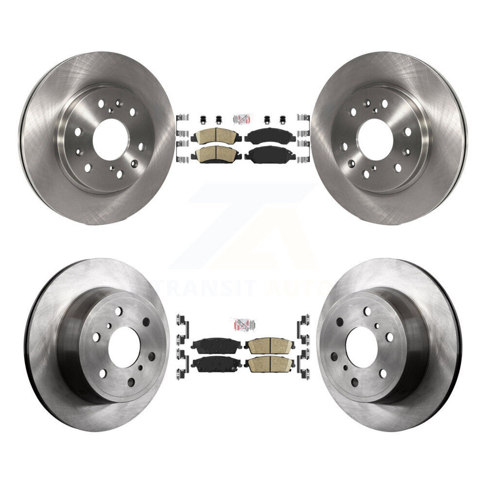 Front Rear Ceramic Pad Brake Rotors Kit For Chevrolet GMC Sierra 1500 Silverado Avalanche K8A-101902