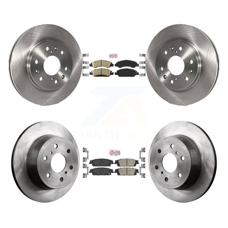 Front Rear Ceramic Pad & Brake Rotor Kit For GMC Sierra 1500 Chevrolet Silverado Tahoe XL K8A-101909