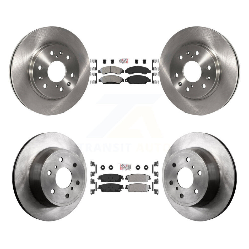 Front Rear Semi-Metallic Pad & Brake Rotor Kit For Chevrolet Avalanche Cadillac GMC Tahoe K8A-101911