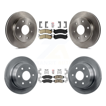 Front Rear Ceramic Pad Brake Rotor Kit For Chevrolet GMC Silverado 1500 Sierra Classic XL K8A-101923