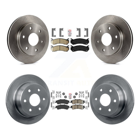 Front Rear Ceramic Pad Brake Rotor Kit For Chevrolet GMC Silverado 1500 Sierra Classic XL K8A-101924