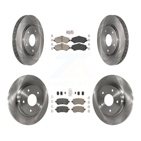 Front Rear Ceramic Pad & Brake Rotors Kit For Dodge Grand Caravan Journey Chrysler Town K8A-101949