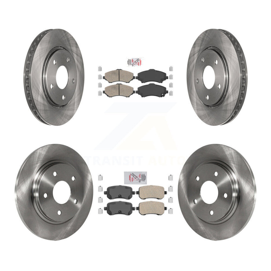 Front Rear Ceramic Pad & Brake Rotors Kit For Dodge Grand Caravan Journey Chrysler Town K8A-101950