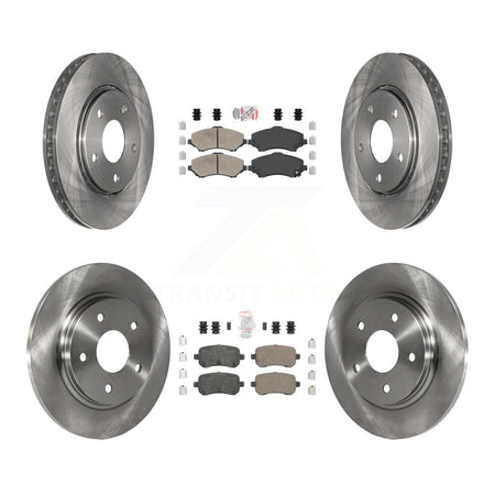 Front Rear Ceramic Pad & Brake Rotors Kit For Dodge Grand Caravan Journey Chrysler Town K8A-101951
