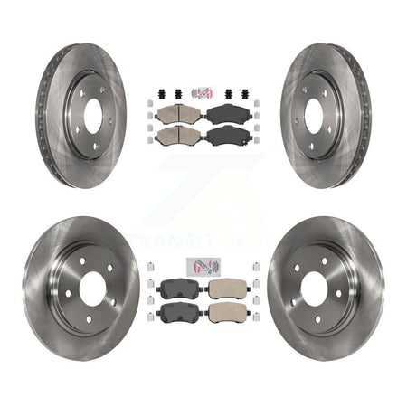 Front Rear Ceramic Pad & Brake Rotors Kit For Dodge Grand Caravan Journey Chrysler Town K8A-101952