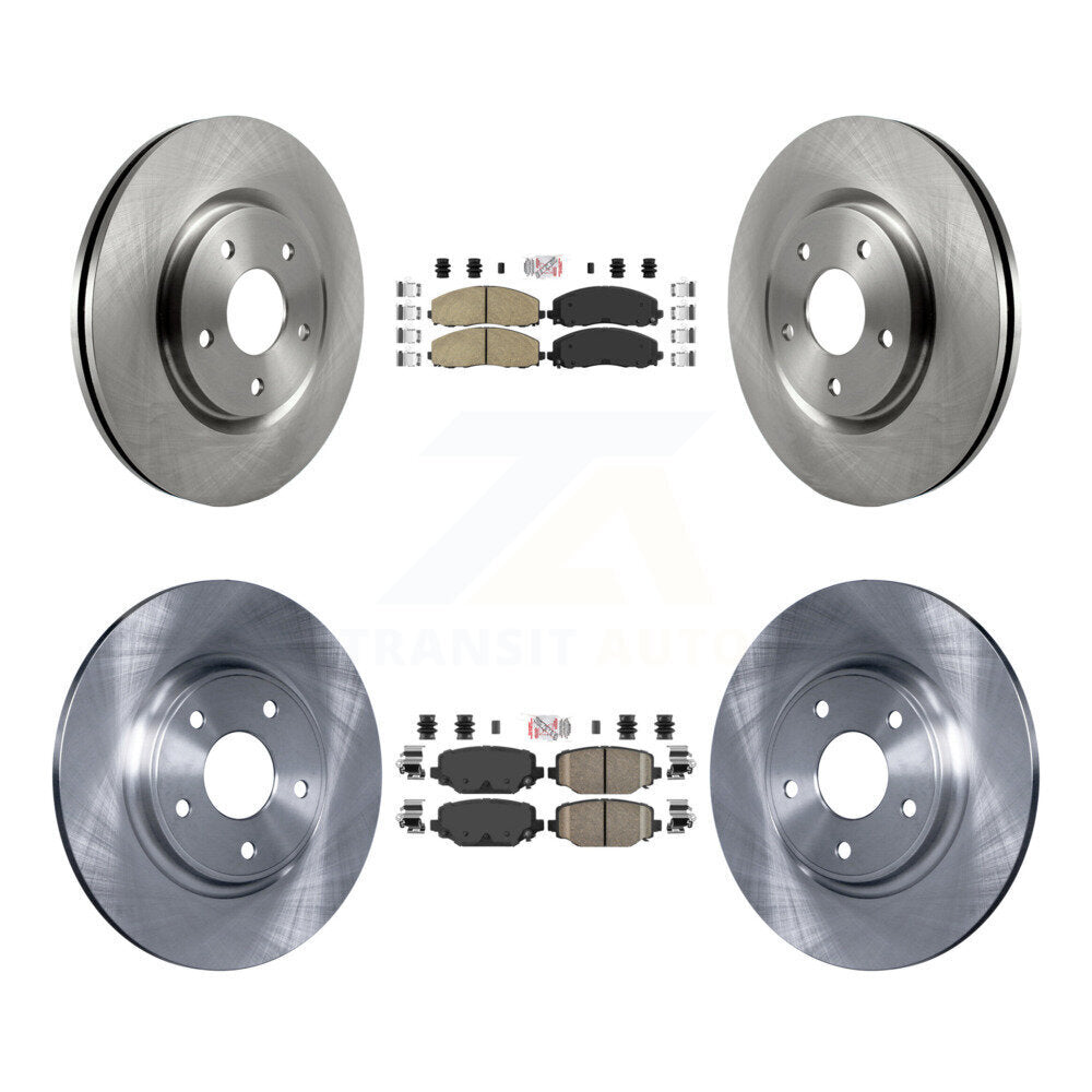 Front Rear Ceramic Pad & Brake Rotors Kit For Dodge Grand Caravan Journey Chrysler Town K8A-101959