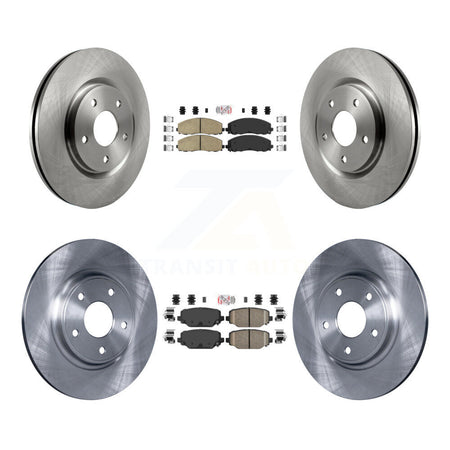 Front Rear Ceramic Pad & Brake Rotors Kit For Dodge Grand Caravan Journey Chrysler Town K8A-101959