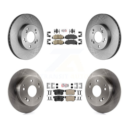 Front Rear Ceramic Pads And Disc Brake Rotors Kit For 1997-2001 Acura Integra Type R K8A-101968