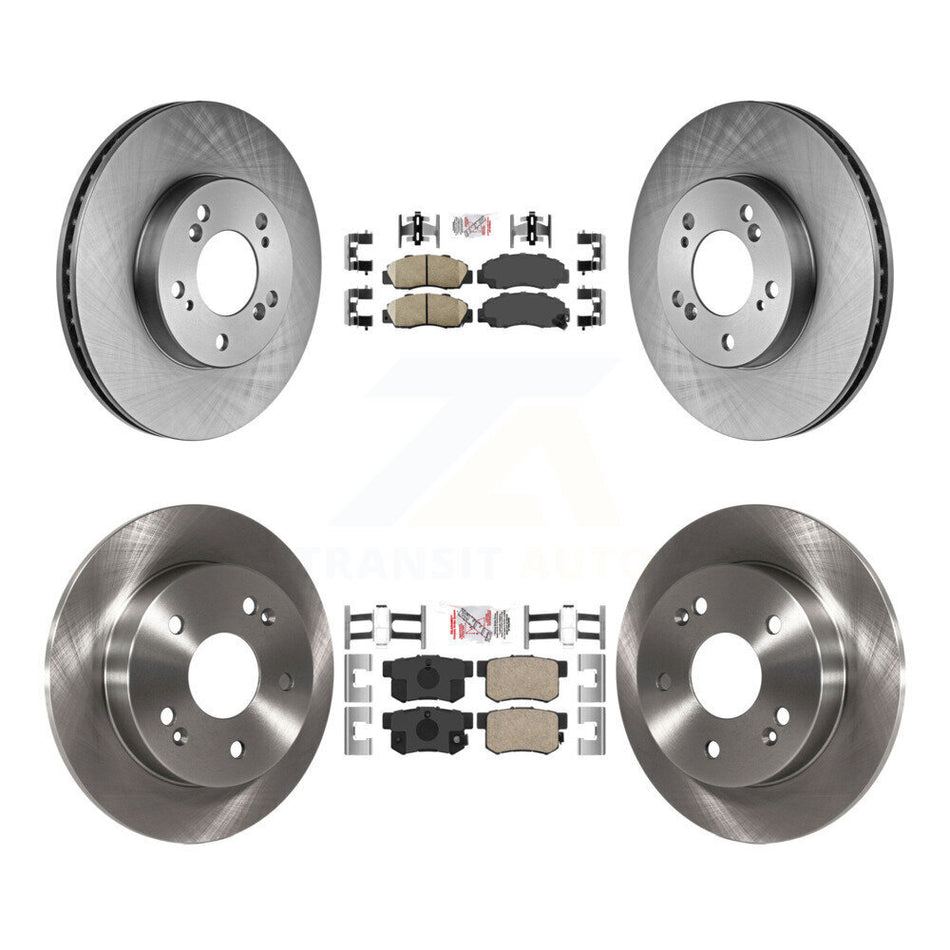 Front Rear Ceramic Pads And Disc Brake Rotors Kit For 1997-2001 Honda Prelude K8A-101969
