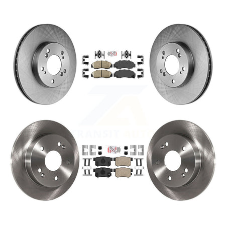 Front Rear Ceramic Pads And Disc Brake Rotors Kit For 1997-2001 Honda Prelude K8A-101970