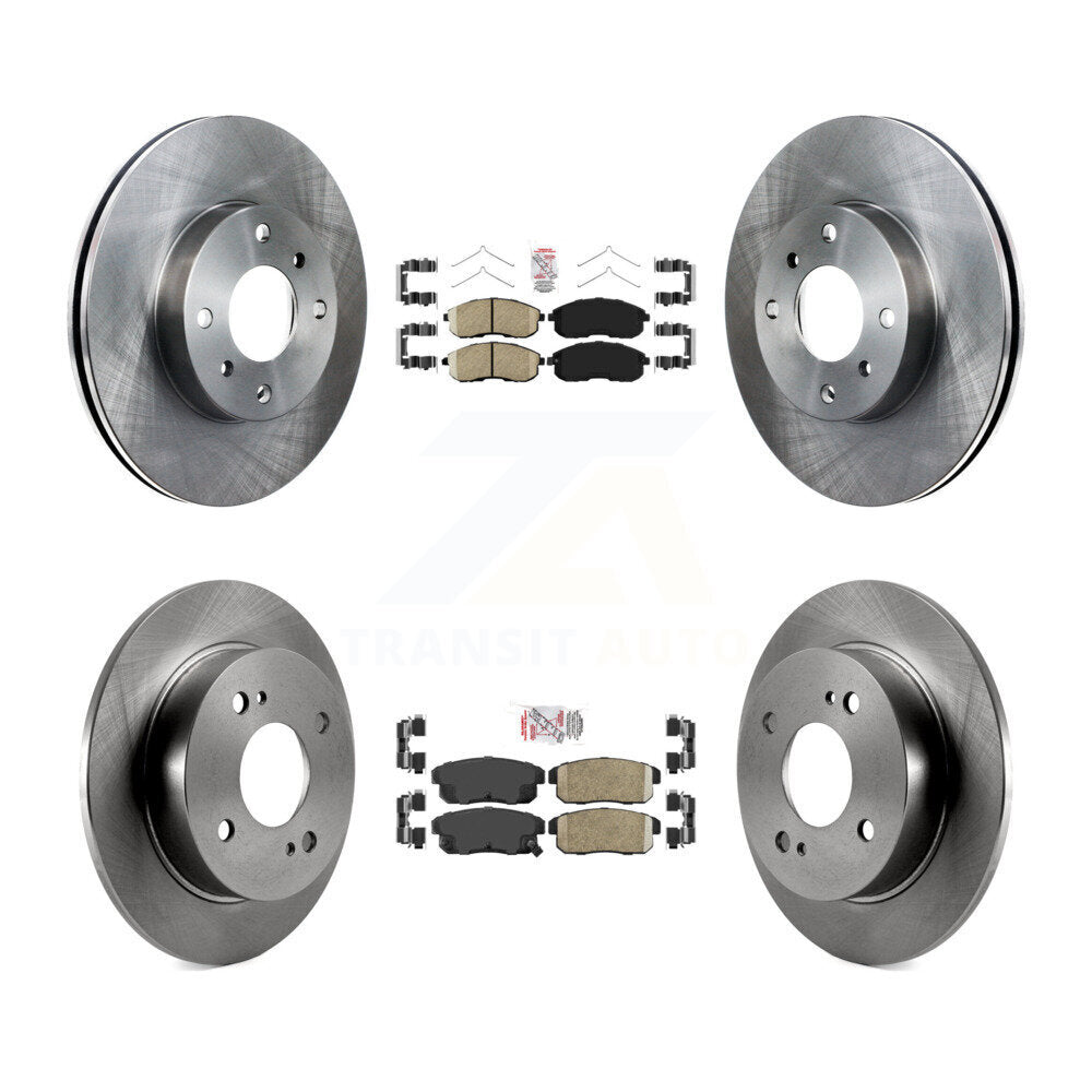 Front Rear Ceramic Pads And Disc Brake Rotors Kit For Nissan Sentra INFINITI G20 K8A-101971