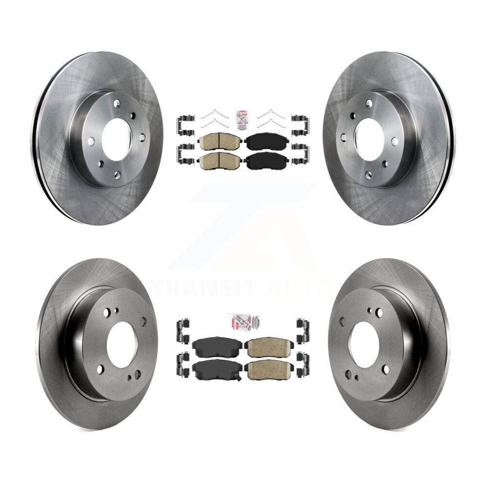 Front Rear Ceramic Pads And Disc Brake Rotors Kit For Nissan Sentra INFINITI G20 K8A-101971