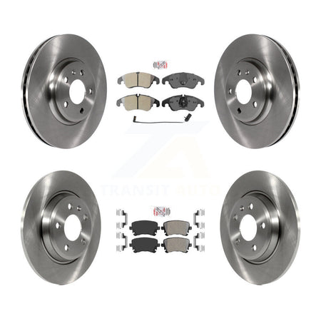 Front Rear Semi-Metallic Pads And Disc Brake Rotors Kit For 2013 Audi A4 allroad K8A-101984
