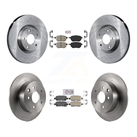 Front Rear Ceramic Pads And Disc Brake Rotors Kit For Nissan Altima Maxima K8A-101999
