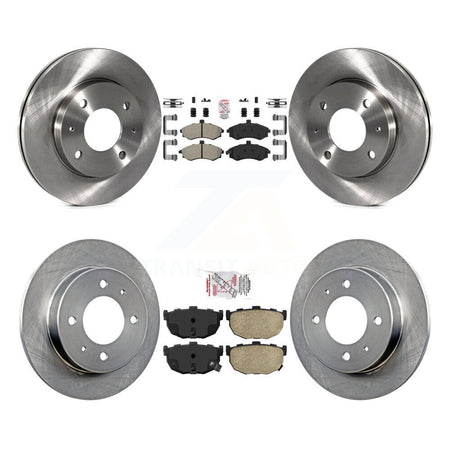 Front Semi-Metallic Rear Ceramic Pad Brake Rotor Kit For Hyundai Elantra Disc rear brakes K8A-102025