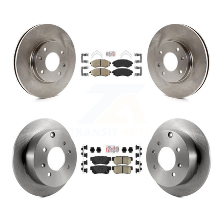 Front Rear Ceramic Pads And Disc Brake Rotors Kit For Hyundai Sonata Kia Optima Magentis K8A-102026