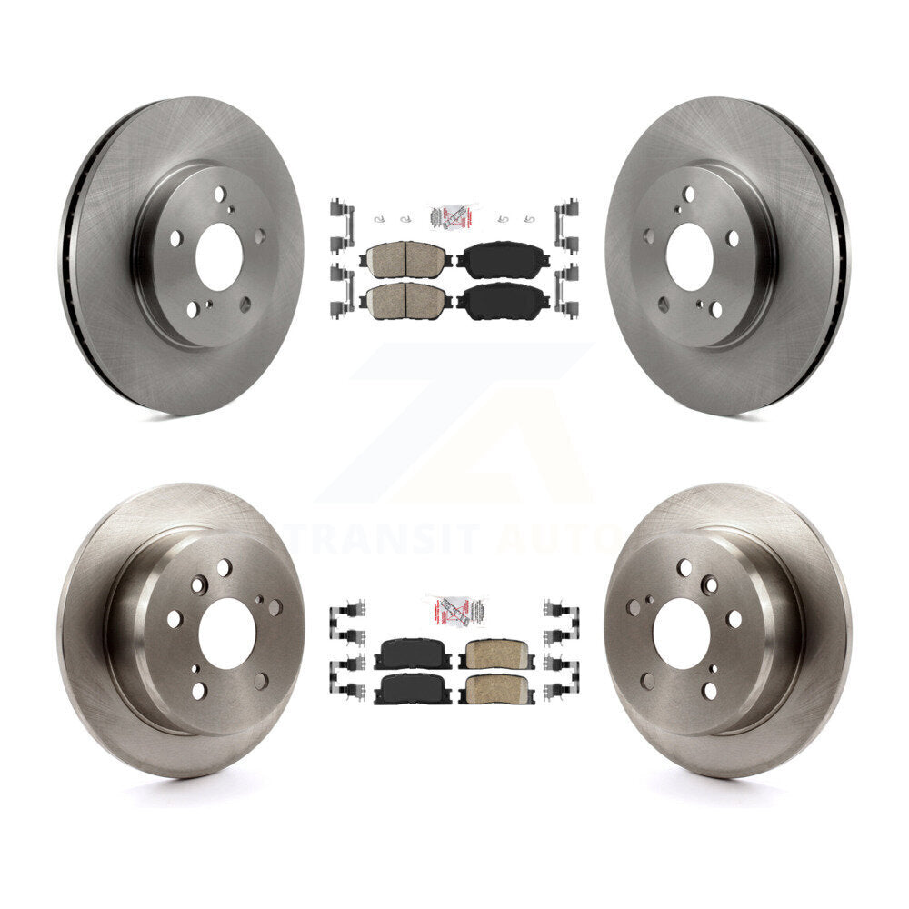 Front Rear Ceramic Pads And Disc Brake Rotors Kit For 2002-2003 Lexus ES300 K8A-102038