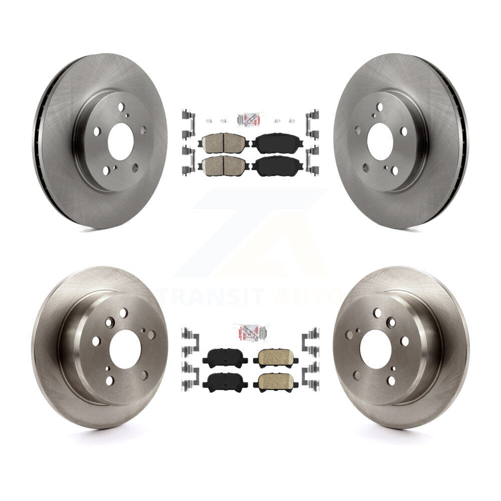 Front Rear Ceramic Pads And Disc Brake Rotors Kit For Toyota Solara Avalon K8A-102039