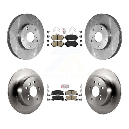 Front Rear Ceramic Pads And Disc Brake Rotors Kit For Toyota Camry Lexus ES300 K8A-102046