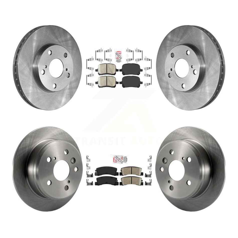 Front Rear Ceramic Pads And Disc Brake Rotors Kit For Toyota Camry Solara Lexus ES300 K8A-102047